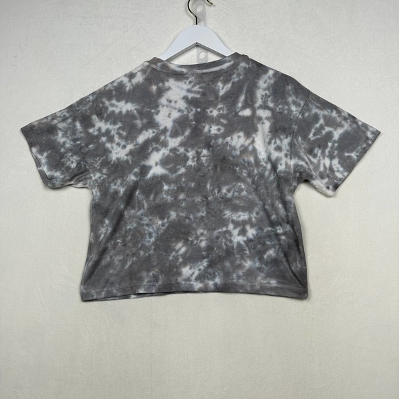 NWT AC/DC Sz S Tie Dye Short Sleeve Jeweled Studded Spellout Concert Tee Shirt - Picture 9 of 10